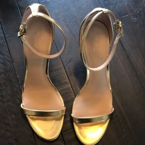 Rachel Zoe Gold Strappy Sandal 7.5